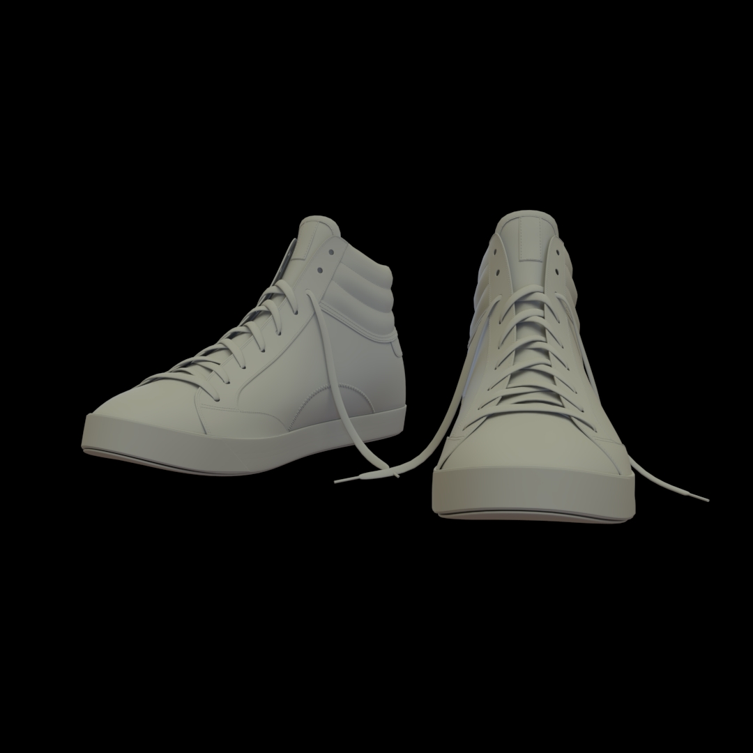White Sports Shoe White Sports Shoe
