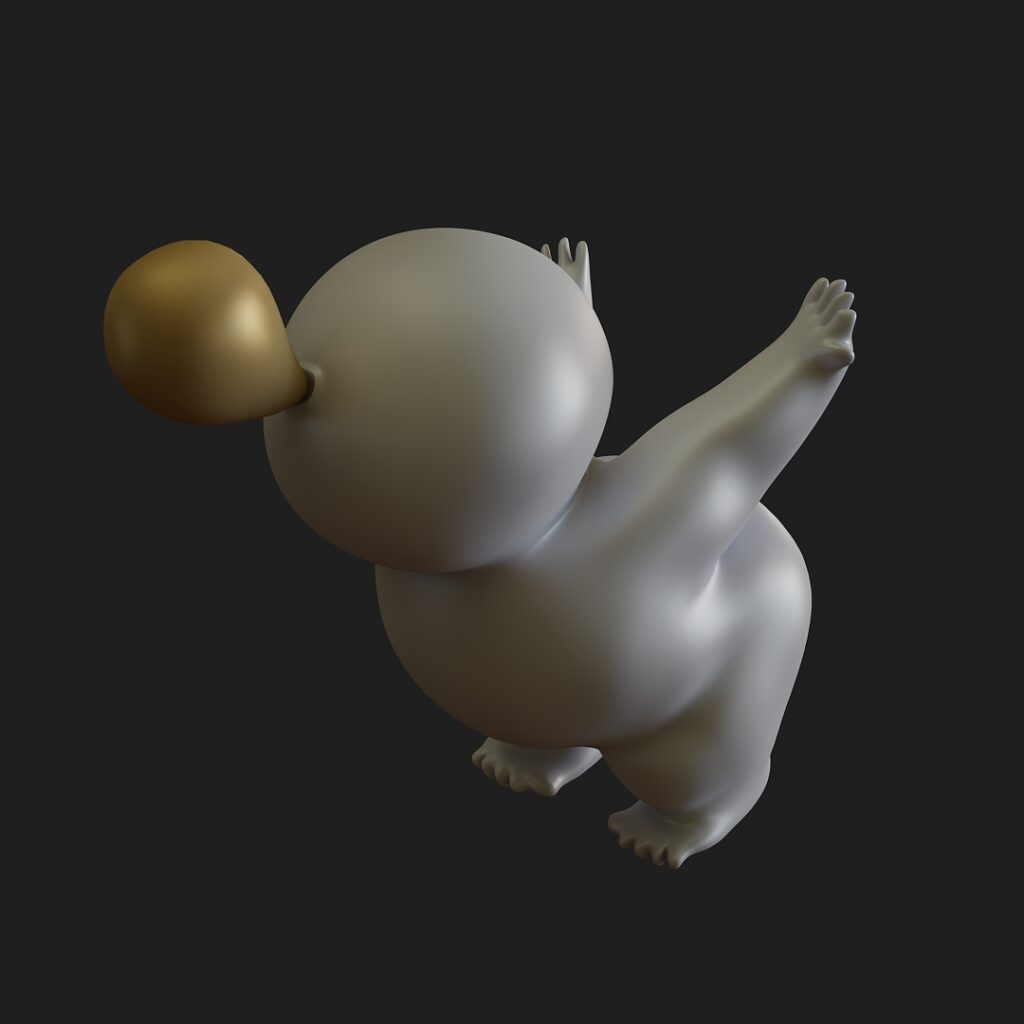 Bubble Gum Character Figurine