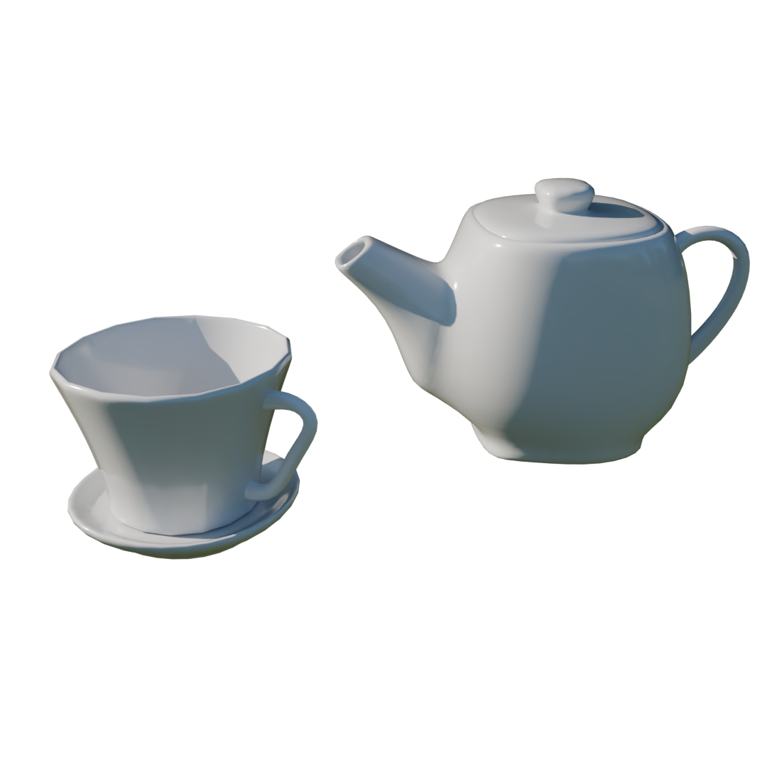 Teapot and Glass Set Teapot and Glass Set