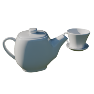 Teapot and Glass Set