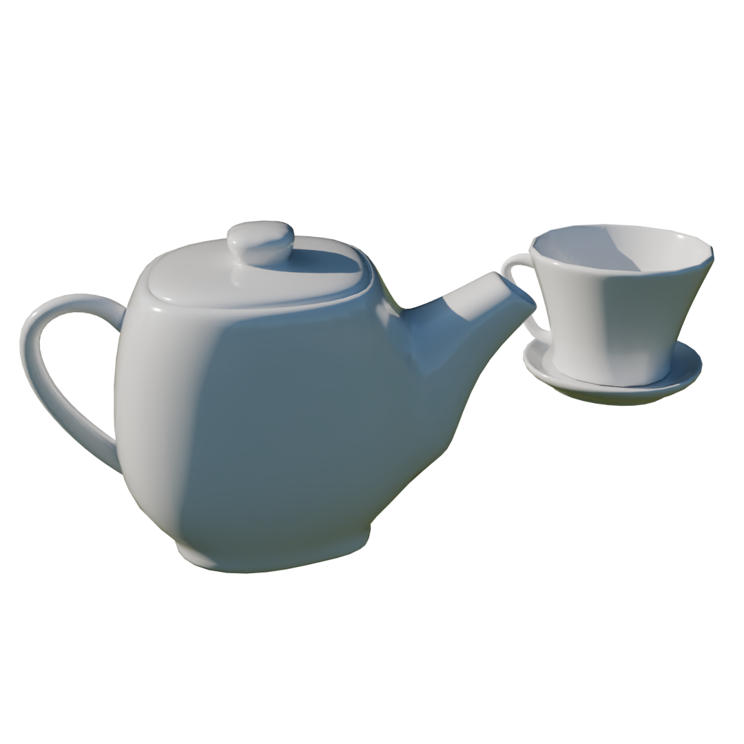 Teapot and Glass Set Teapot and Glass Set