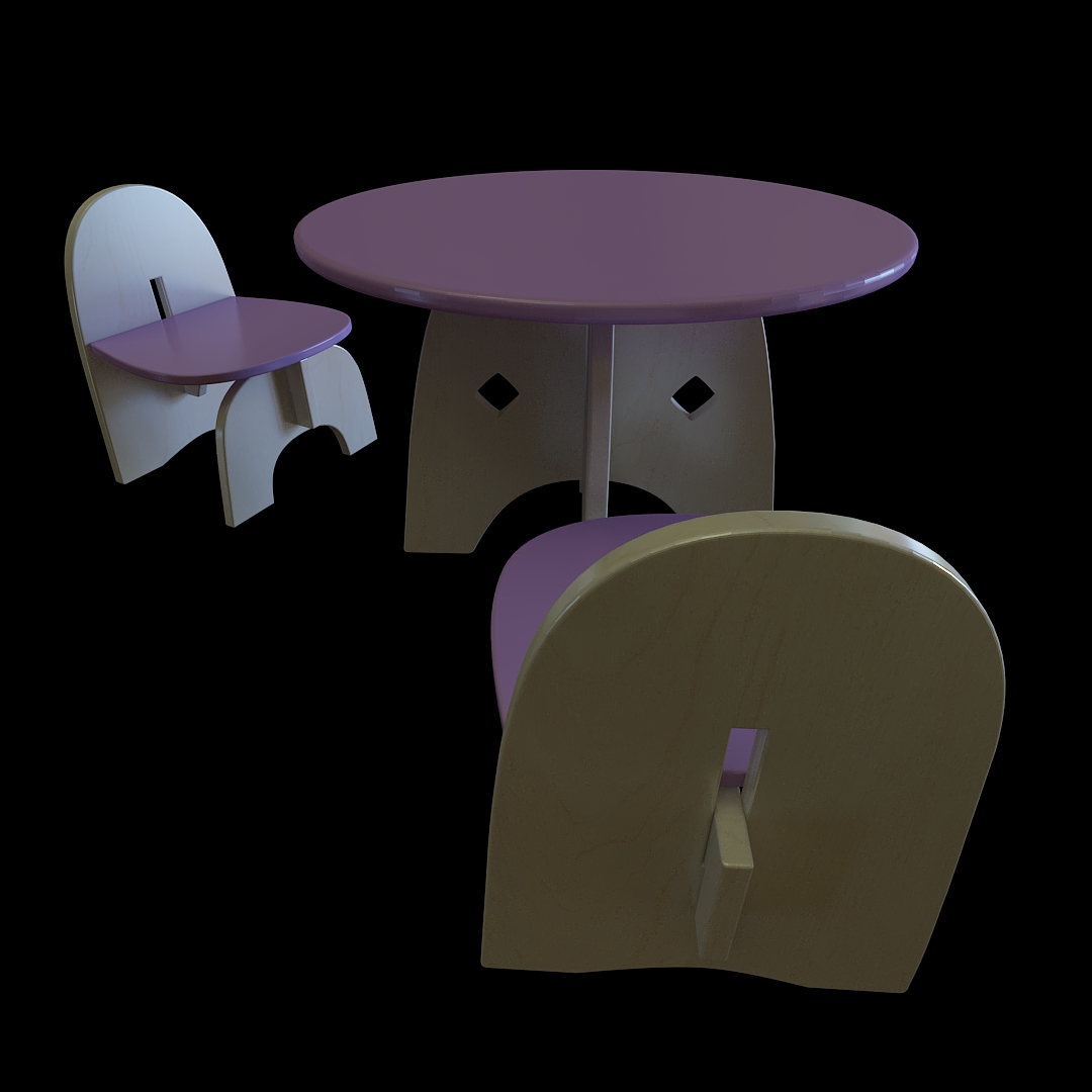 Children's Desk & Stool 1 Children's Desk & Stool 1