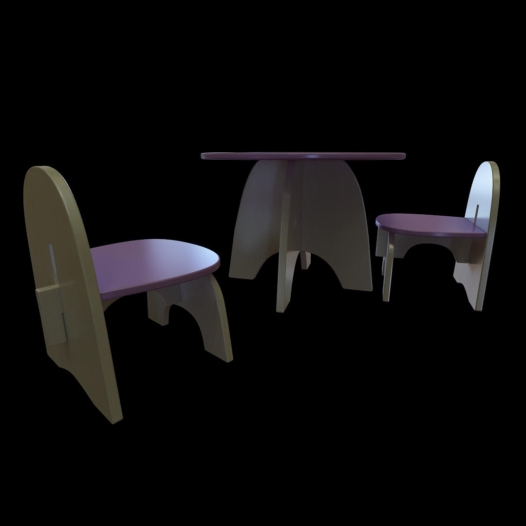 Children's Desk & Stool 1 Children's Desk & Stool 1