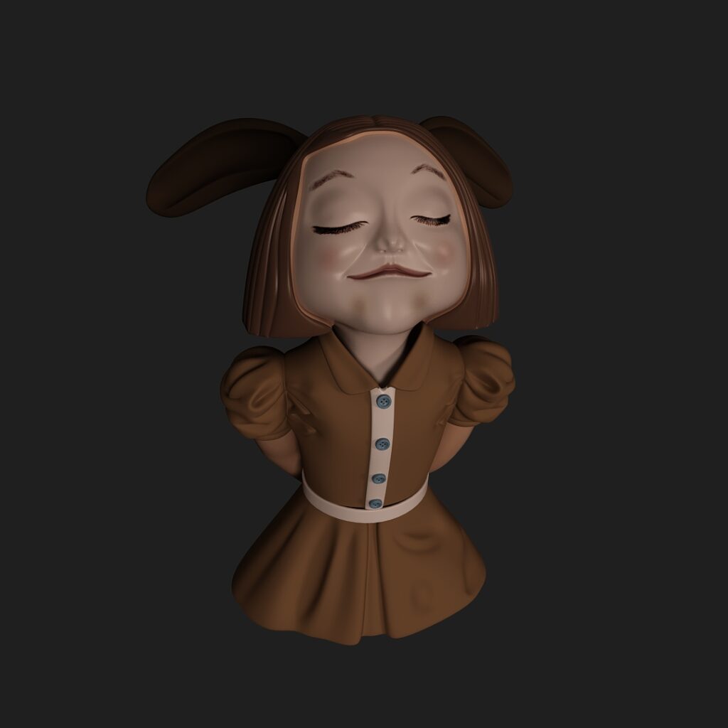 Rabbit Ear Character Figurine