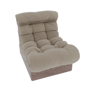 Puffy Fabric Armchair