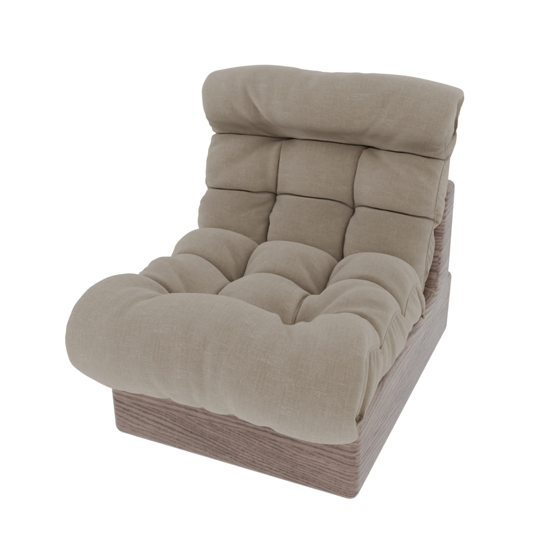Puffy Fabric Armchair Puffy Fabric Armchair