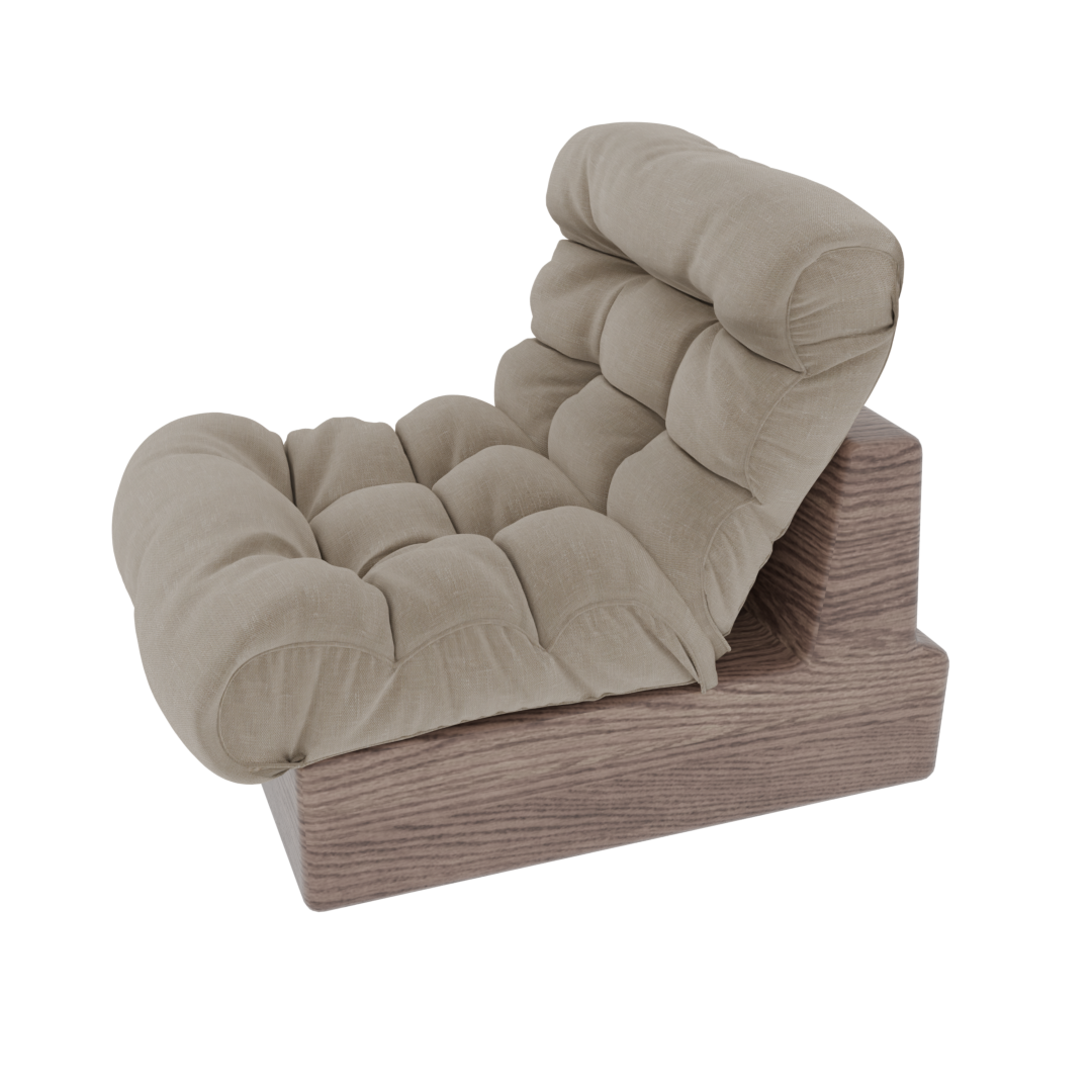 Puffy Fabric Armchair Puffy Fabric Armchair