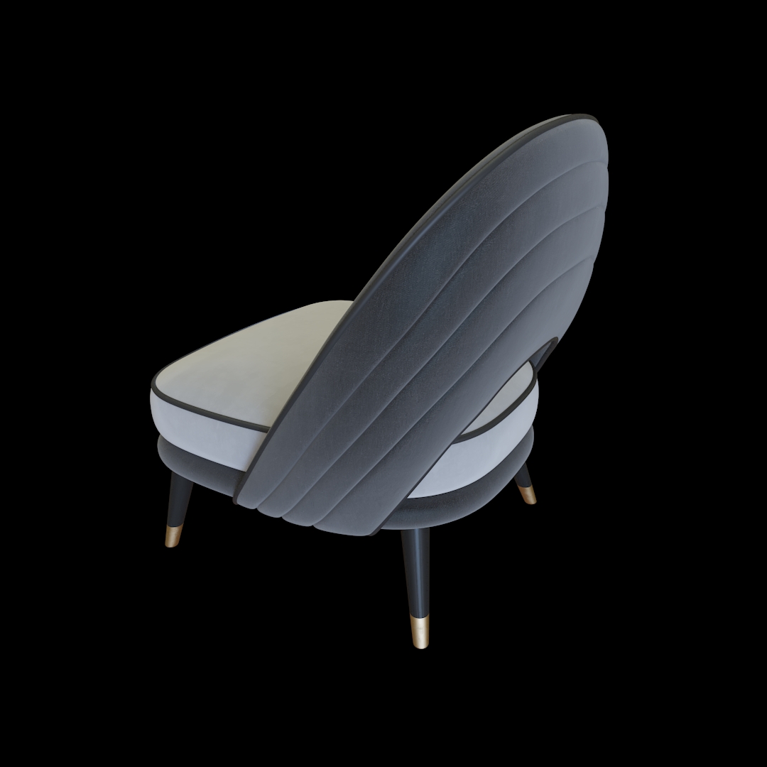 Modern Armless Accent Chair