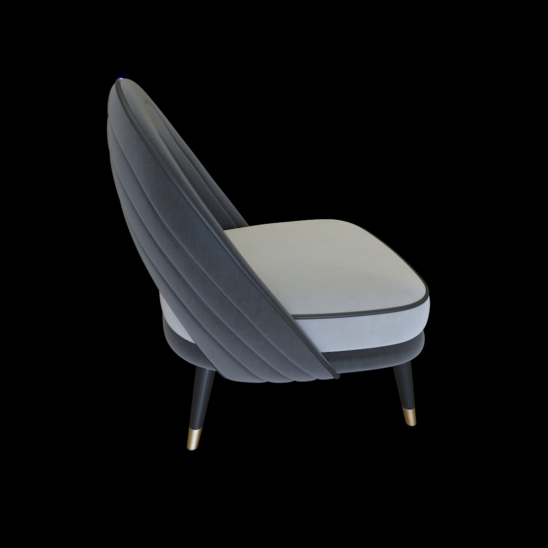 Modern Armless Accent Chair