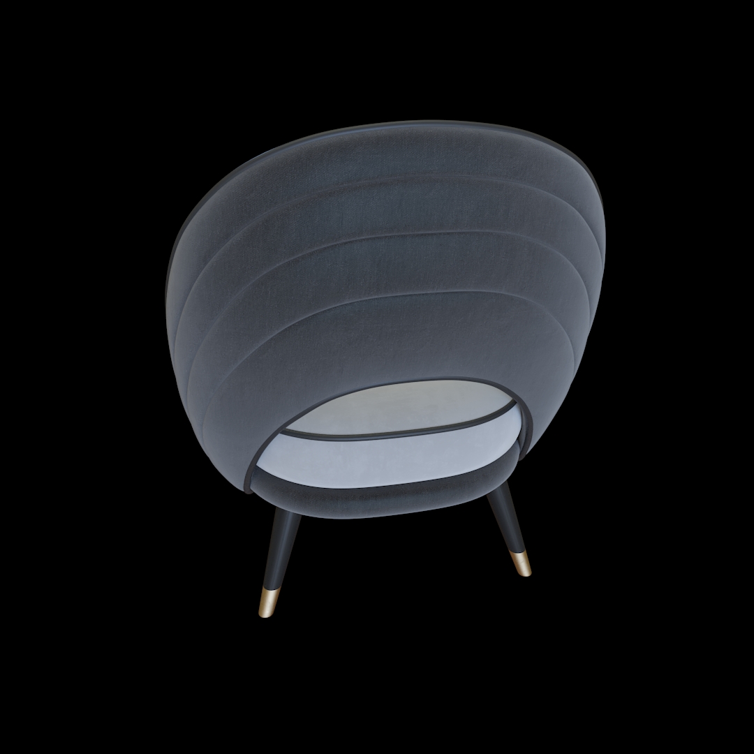 Modern Armless Accent Chair