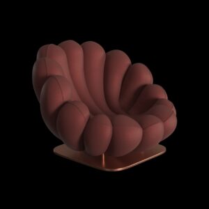 Scalloped Seashell Bean Bag Chair