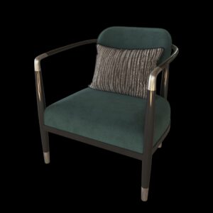 Antique Brass Chinese Chair