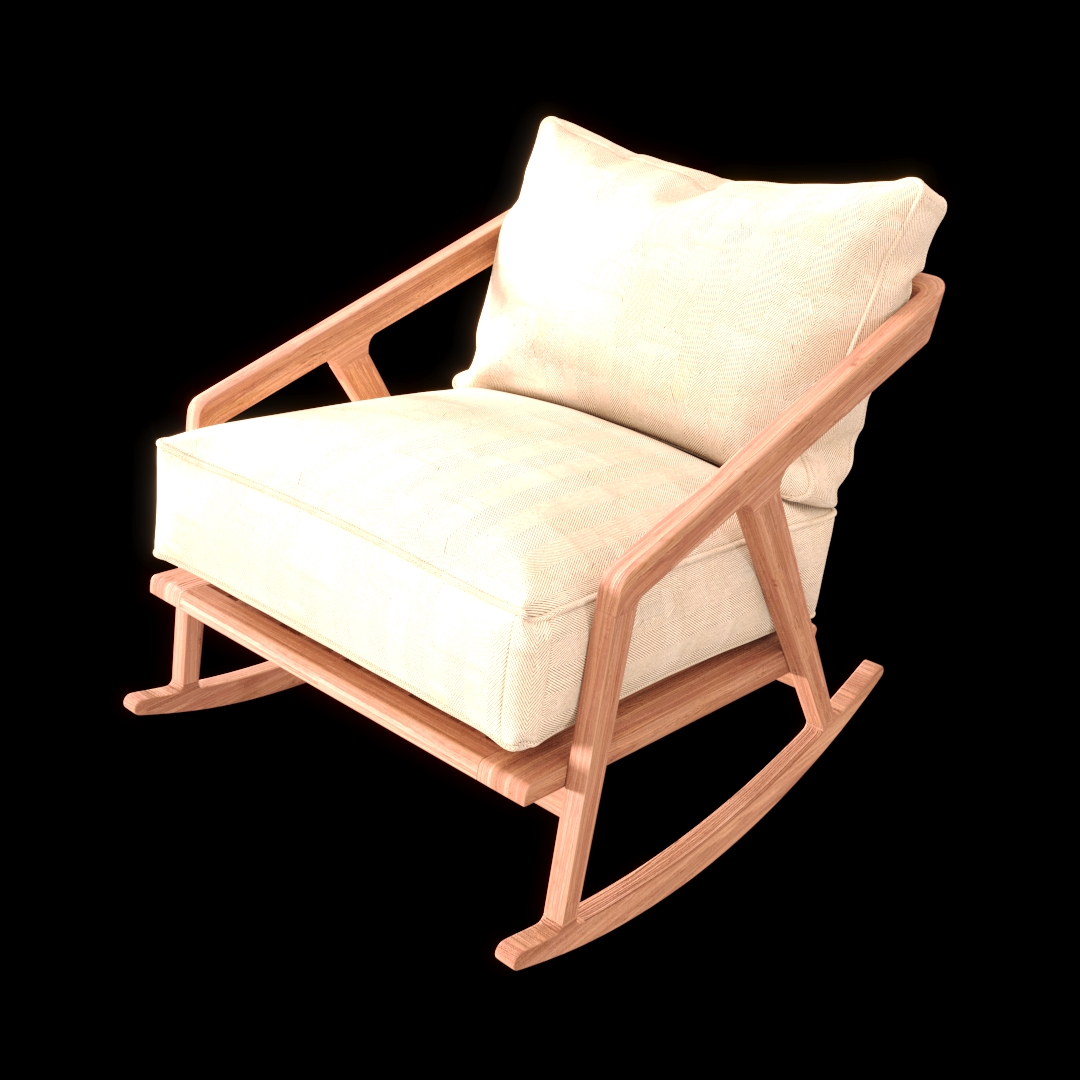 Wooden Rocking Chair