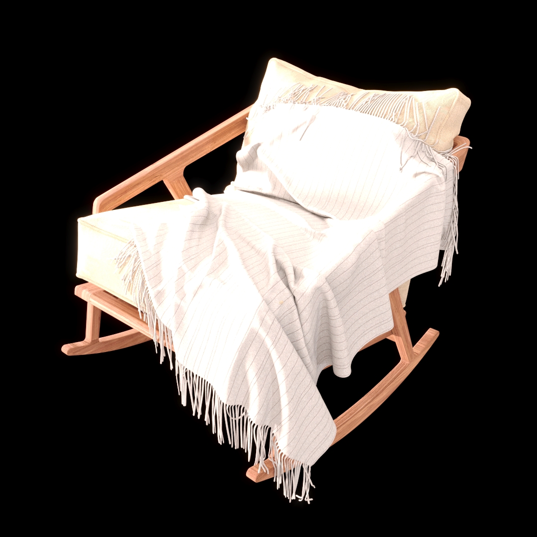 Wooden Rocking Chair