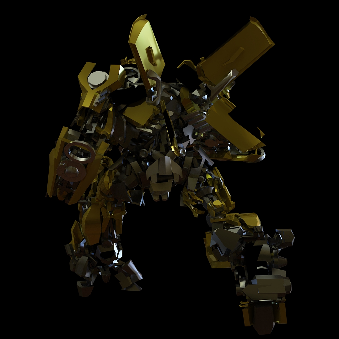 Bumblebee 3D Model | Free Printable Robot Figure