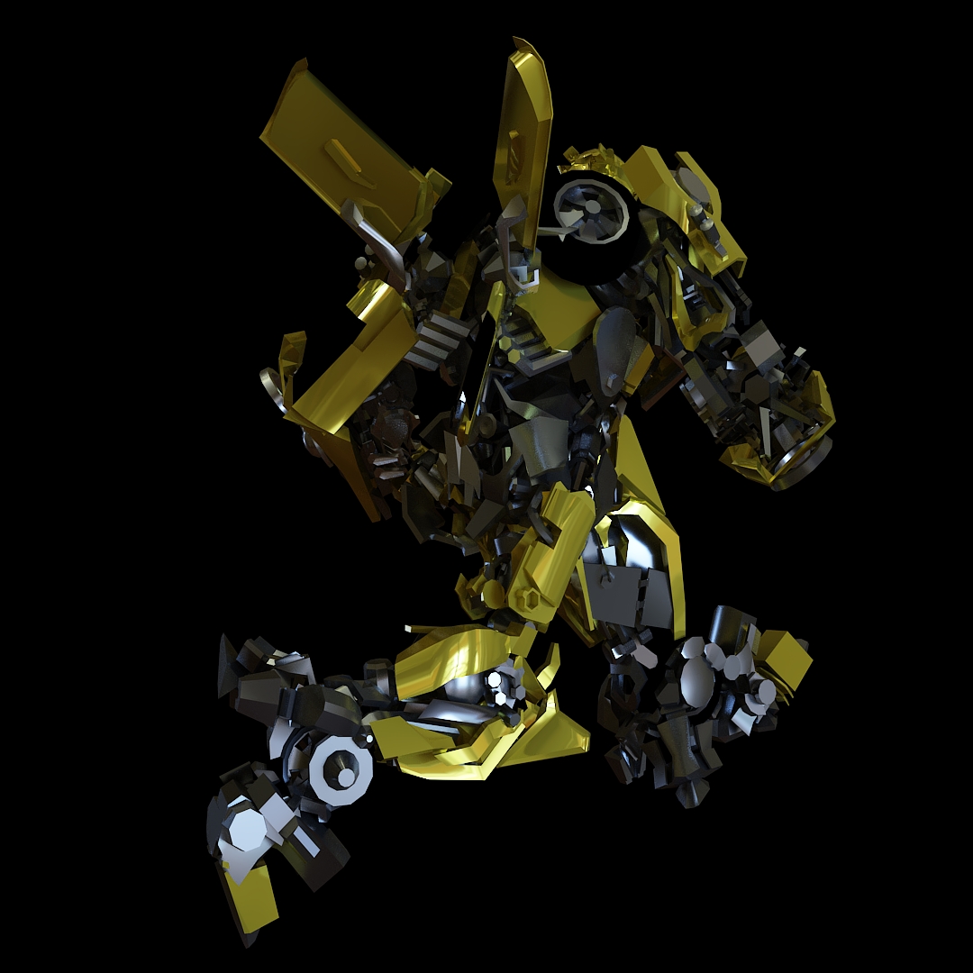 Bumblebee 3D Model | Free Printable Robot Figure