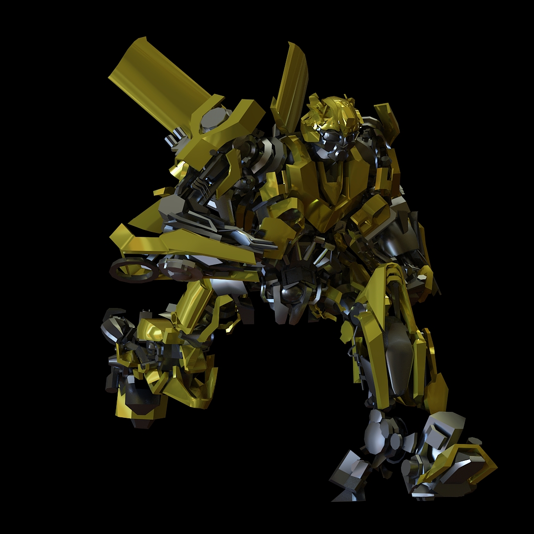 Bumblebee 3D Model | Free Printable Robot Figure