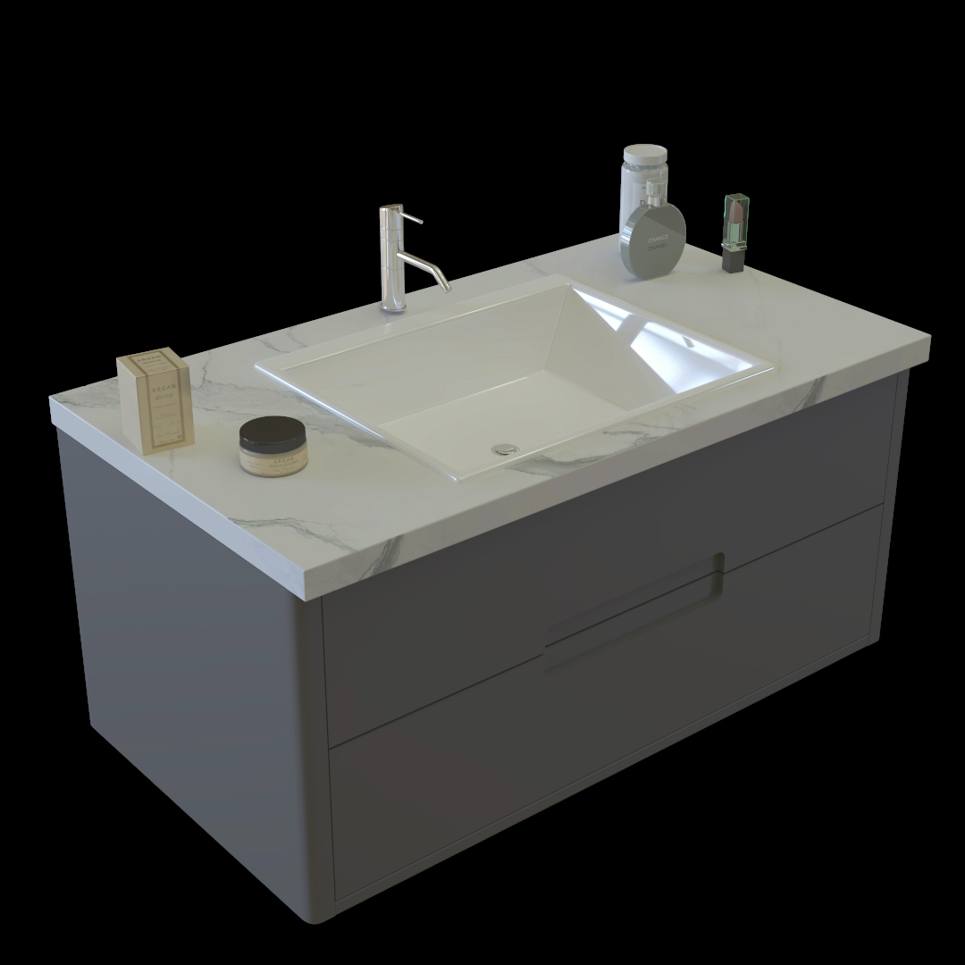 Modern Bathroom Vanity Sink with Cabinet