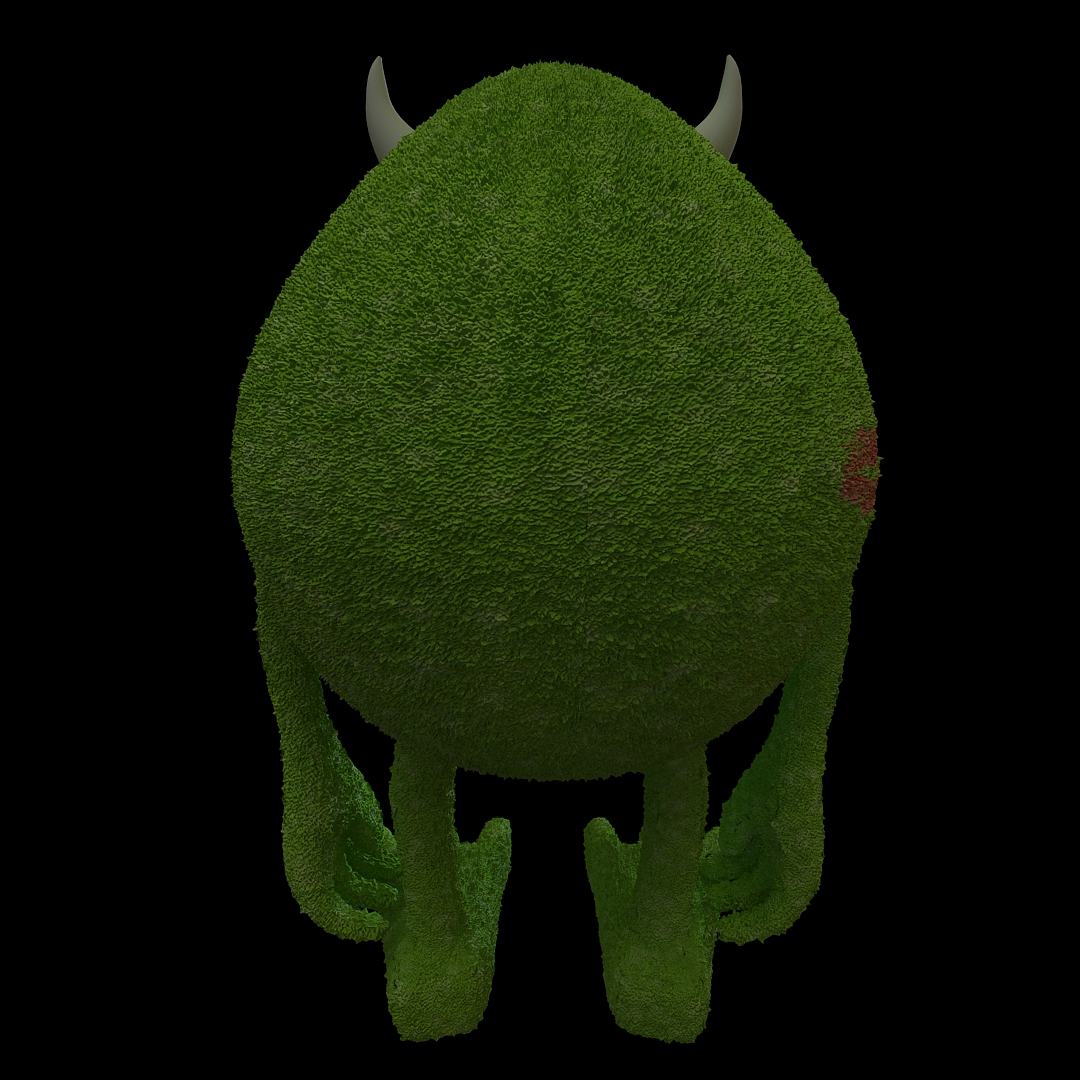 Mike Wazowski Plush Toy 3D Model Mike Wazowski Plush Toy 3D Model