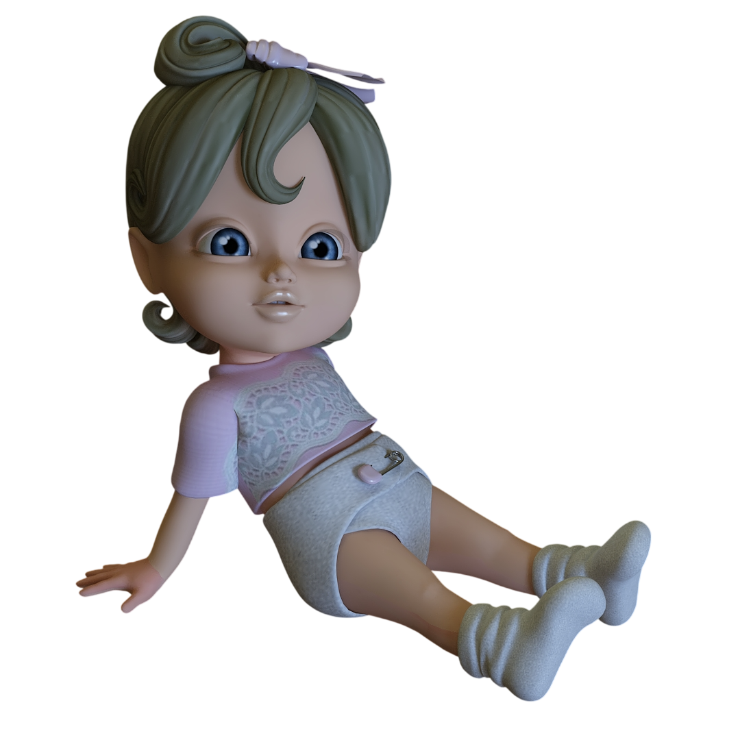 Toy Doll 3D Model | 3Diary