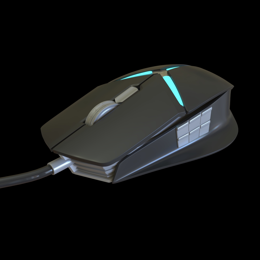 Gaming Mouse 3D Model