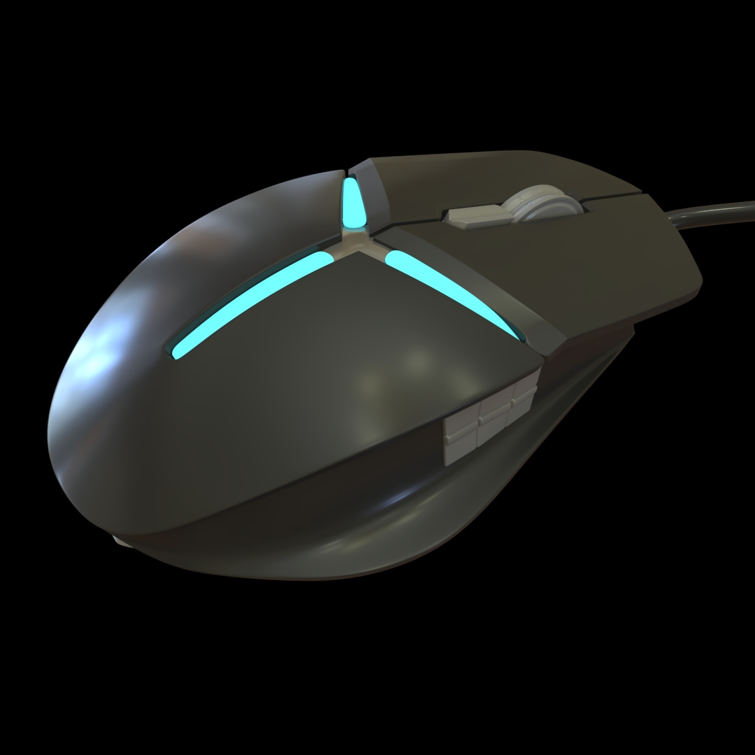 Gaming Mouse 3D Model