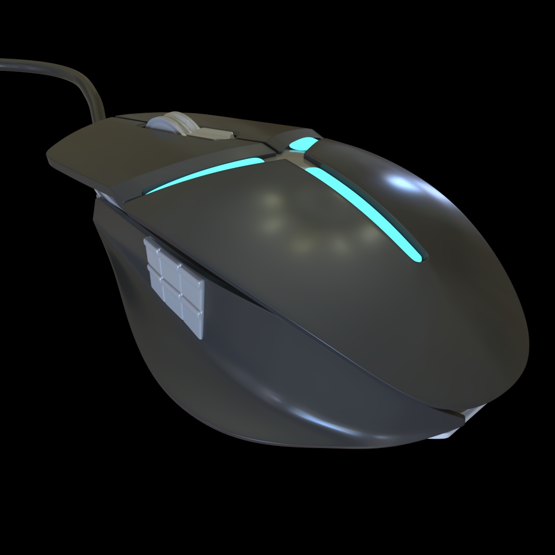 Gaming Mouse 3D Model