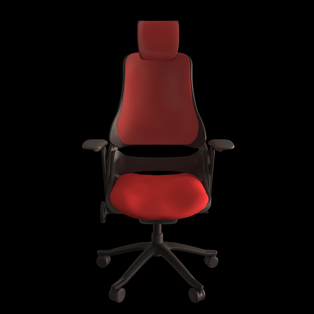 Racing Style Gaming Chair 3D Model