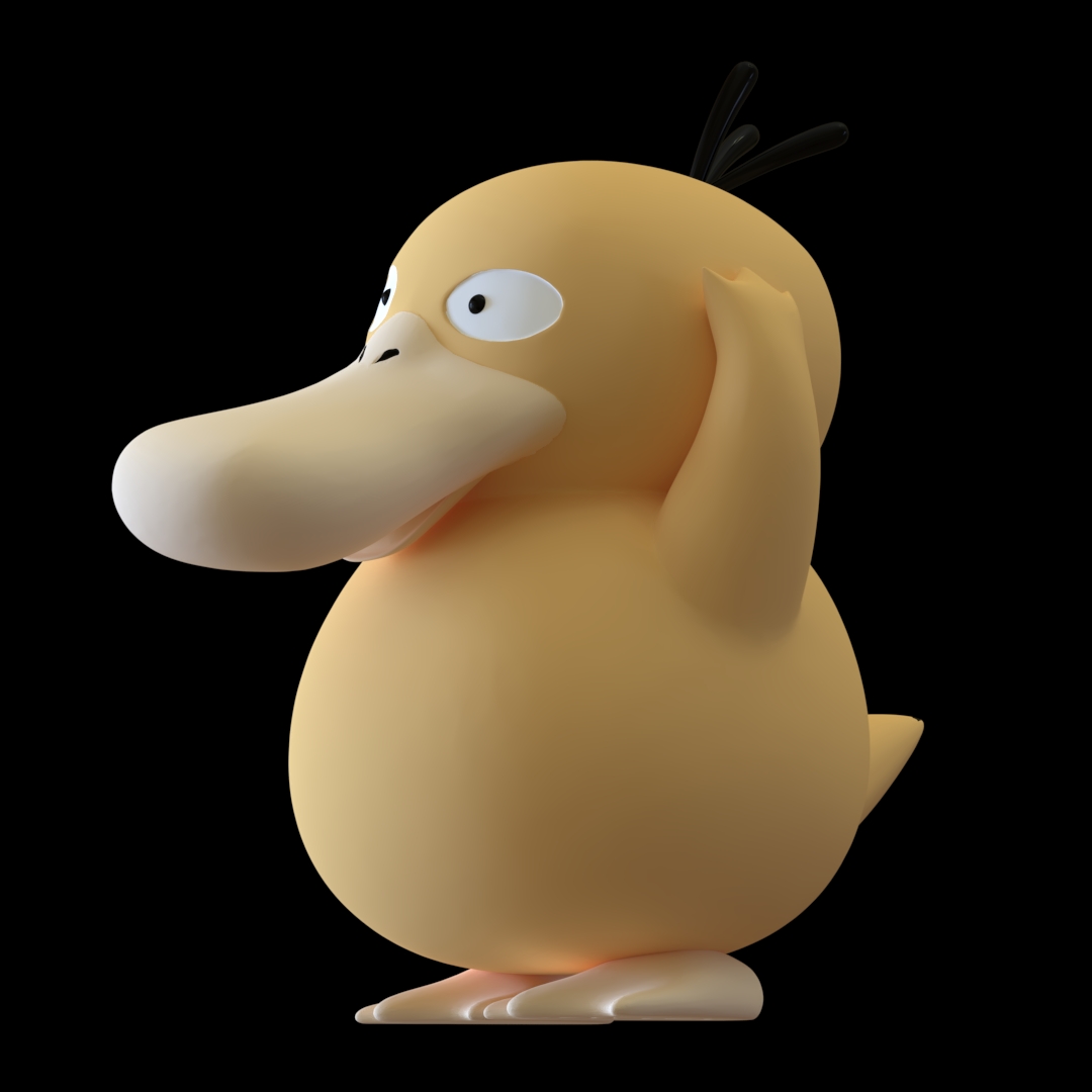 Psyduck Character 3D Model | 3Diary