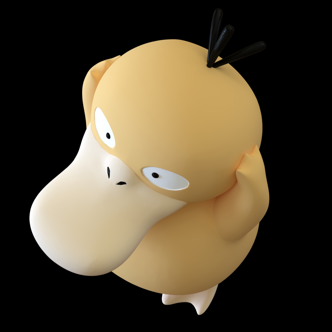 Psyduck Character 3D Model | 3Diary